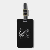 Étiquette À Bagage Crow F-Caw-F Funny Bird Cool Unique (Devant Vertical)