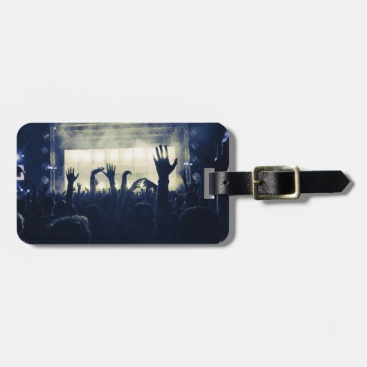 Étiquette À Bagage Crowd & Stage (Devant horizontal)