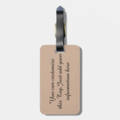 Étiquette À Bagage Croyez ! - Restez concentré_ (Dos Vertical)