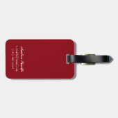 Étiquette À Bagage Cru amer PosterEurope de Campari (Dos horizontal)