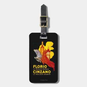Étiquette À Bagage Cru PosterEurope de Florio Cinzano