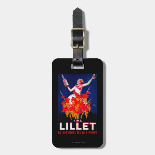 Étiquette À Bagage Cru PosterEurope de Lillet de kinas