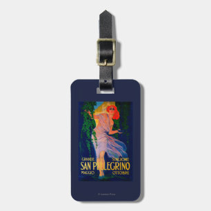 Étiquette À Bagage Cru PosterEurope de San Pellegrino