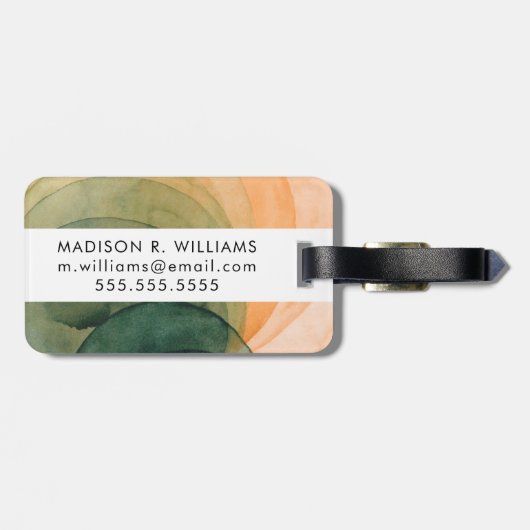 Étiquette À Bagage Crystal Spade (Dos horizontal)