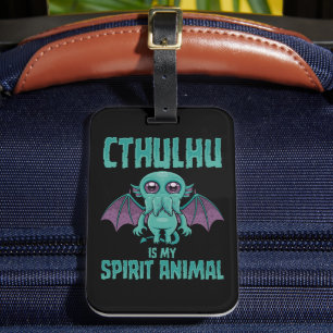Étiquette À Bagage Cthulhu est mon animal spirituel