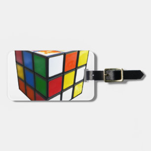 Étiquette À Bagage Cube de puzzle des années 1980