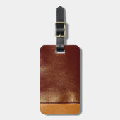 Étiquette À Bagage Cuir (Devant Vertical)