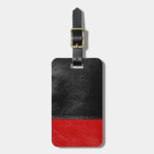 Étiquette À Bagage Cuir (Devant Vertical)