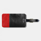 Étiquette À Bagage Cuir (Dos horizontal)