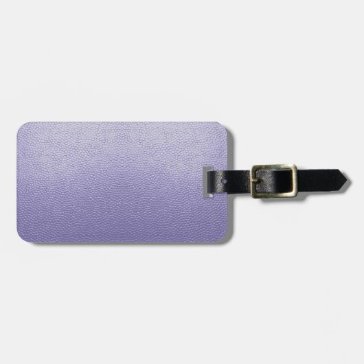 Étiquette À Bagage Cuir pourpre Lilac (Devant horizontal)