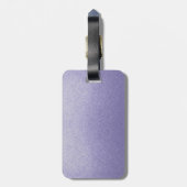 Étiquette À Bagage Cuir pourpre Lilac (Dos Vertical)