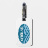 Étiquette À Bagage Cumberland Maryland Outdoors (Dos Vertical)