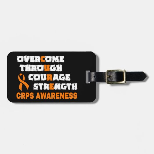 ÉTIQUETTE À BAGAGE CURE...CRPS (Devant horizontal)