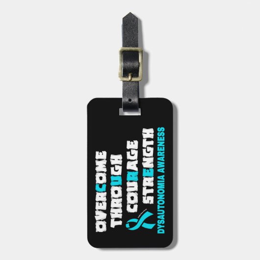 Étiquette À Bagage CURE...Dysautonomie (Devant Vertical)