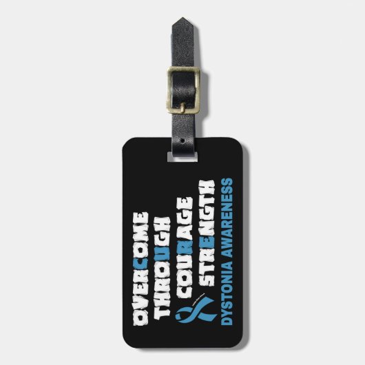 Étiquette À Bagage CURE...Dystonie (Devant Vertical)