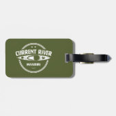 Étiquette À Bagage Current River Missouri Kayak (Dos horizontal)