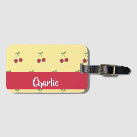 Étiquette À Bagage Custom (Devant Horizontal)