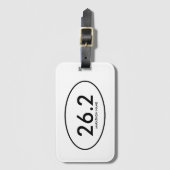 Étiquette À Bagage Custom 26.2 Marathon (Devant Vertical)