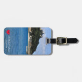 Étiquette À Bagage Custom Heart St Michaels Mont Cornwall Photo (Devant horizontal)