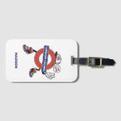 Étiquette À Bagage Custom Name London Calling (Devant Horizontal)