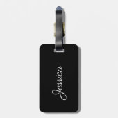 Étiquette À Bagage Custom Name Paris est toujours une bonne idée (Dos Vertical)