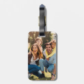 Étiquette À Bagage Custom Picture Double Sided Photo Create Your Own (Dos Vertical)