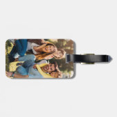 Étiquette À Bagage Custom Picture Double Sided Photo Create Your Own (Dos horizontal)