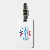 Étiquette À Bagage Customisez vos propres bagages balise AA Fun Wives (Devant Vertical)