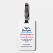 Étiquette À Bagage Customisez vos propres bagages balise AA Fun Wives (Dos Vertical)