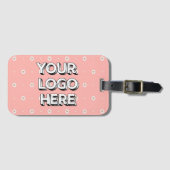 Étiquette À Bagage Customizable Your Logo Here (Devant Horizontal)