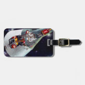 Étiquette À Bagage Cutaway Un Appareil Spacecraft Gemini À Deux Perso (Devant horizontal)