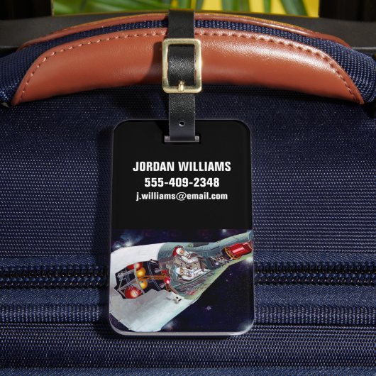 Étiquette À Bagage Cutaway Un Appareil Spacecraft Gemini À Deux Perso (Insitu Rectoal 2)