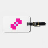 Étiquette À Bagage Cute 8 bits Pixel Bow (Devant horizontal)