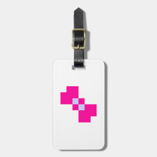 Étiquette À Bagage Cute 8 bits Pixel Bow
