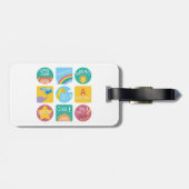 Étiquette À Bagage Cute animal récompensé Motivational Étiquette de c (Dos horizontal)