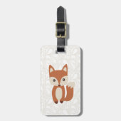 Étiquette À Bagage Cute Baby Fox (Devant Vertical)