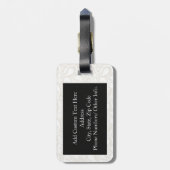 Étiquette À Bagage Cute Baby Fox (Dos Vertical)