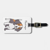 Étiquette À Bagage Cute Beagle (Devant horizontal)