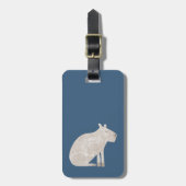 Étiquette À Bagage Cute Capybara (Devant Vertical)