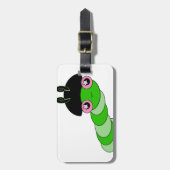 Étiquette À Bagage Cute Caterpillar (Devant Vertical)