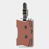 Étiquette À Bagage Cute Chat 2 (Devant Vertical)