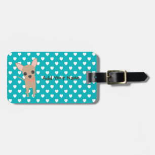 Étiquette À Bagage Cute Chihuahua