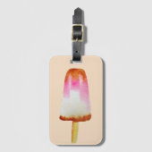 Étiquette À Bagage Cute cola popsicle Vacances d'été (Devant Vertical)