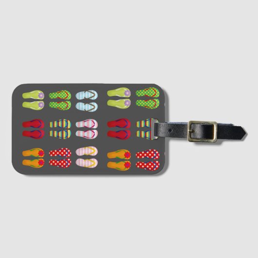 Étiquette À Bagage Cute cola popsicle Vacances d'été (Devant Horizontal)