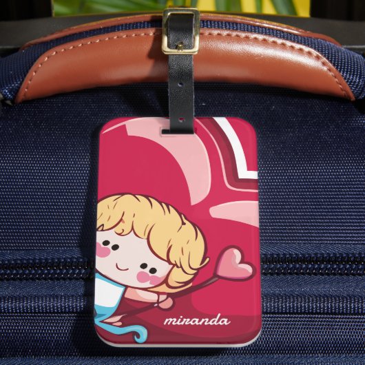 Étiquette À Bagage Cute Cupide (Insitu Rectoal 2)