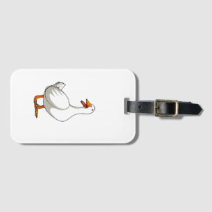 Étiquette À Bagage Cute Duck Design Hommes sauvagine Oiseau Animaux A