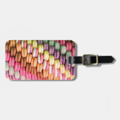 Étiquette À Bagage Cute French Macaron Cookies (Devant horizontal)