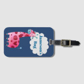 Étiquette À Bagage Cute Giraffe Enfants (Devant Horizontal)