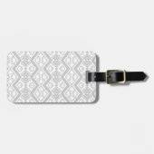 Étiquette À Bagage Cute gris zigzag motif mug (Devant horizontal)