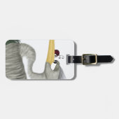 Étiquette À Bagage Cute Heron et Ladybug (Devant horizontal)